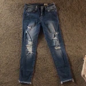 Bridge by gly jeans 25 mid rise ankle skinny. Worn once